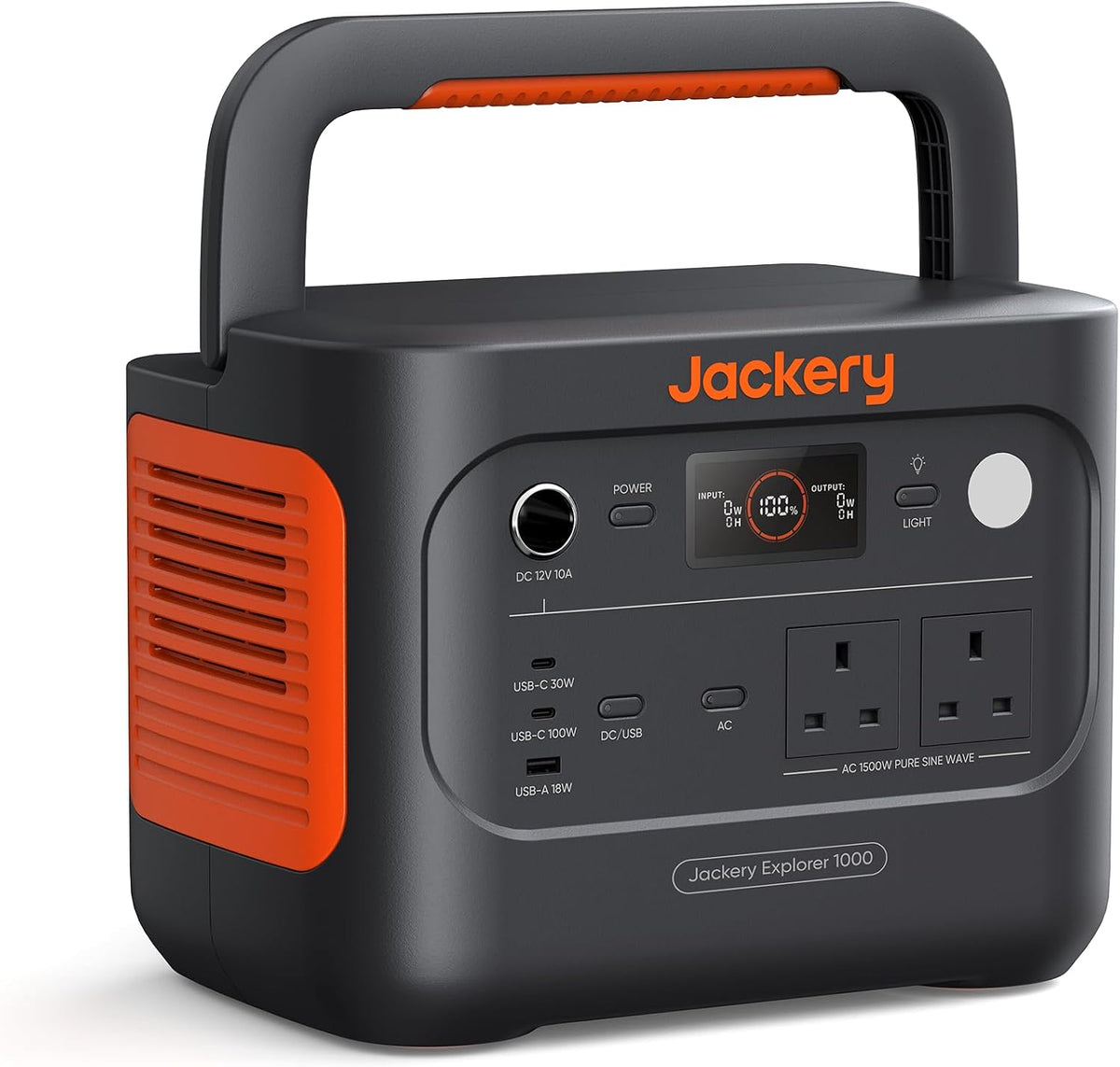 Jackery Explorer 1000 v2, 1500W 1070Wh LiFePO4 Portable Power Station
