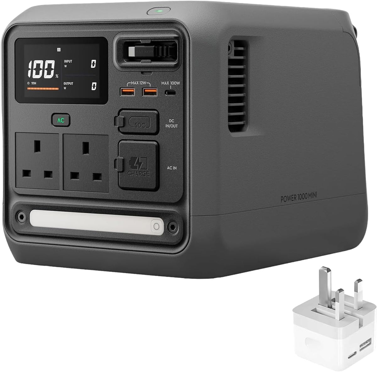 DJI Power 1000 Portable Power Station, 1024Wh LFP (LiFePO4) Battery