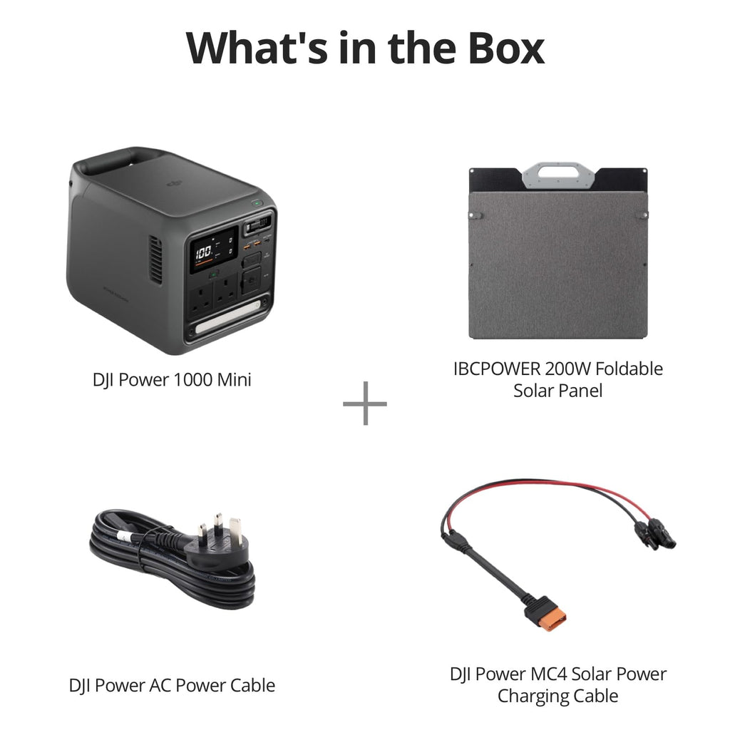 DJI Power 1000 Portable Power Station, 1024Wh LFP (LiFePO4) Battery